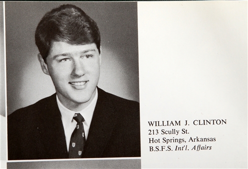 1968 Bill Clinton College Yearbook